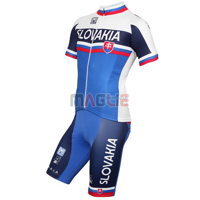 Maglia Russia Bianco Manica Corta 2018 Blu